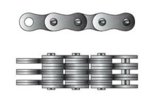 Forklift Mast Leaf Chain BL566 10 FT W/ 2 Master Links