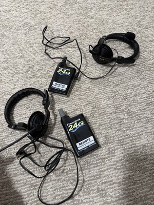 Eartec Simultalk 24G Wireless Intercom Master Remote 2 Headsets Lot