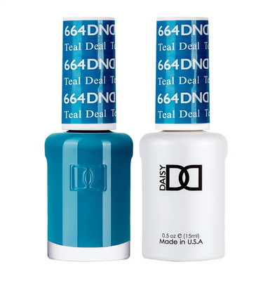 DND DUO Matching Gel & Lacquer #664 - Teal Deal