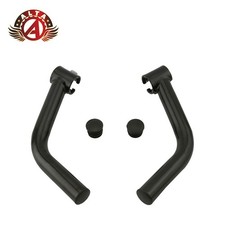 ALTA Bicycle Black Steel Bar Ends 22.2mm 7/8" MTB Road Bike Handlebar Extensions