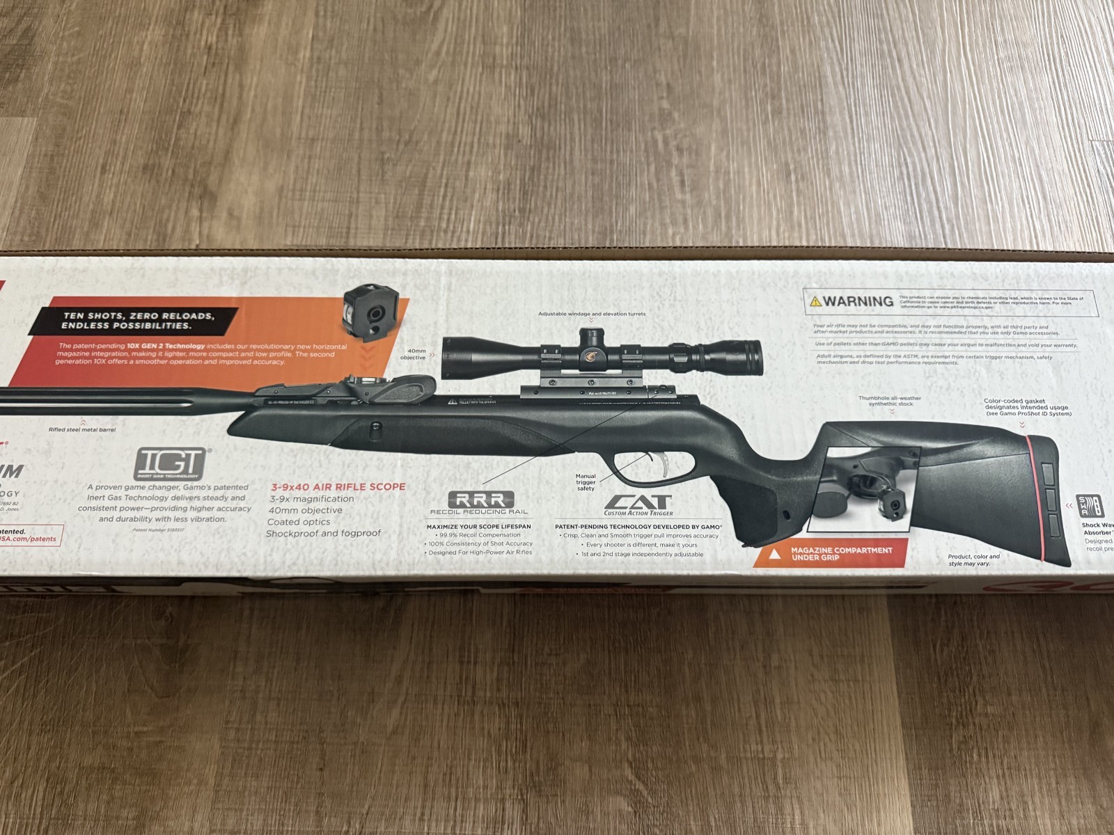 Gamo Swarm Maxxim Gen 2 .177 Cal. Break Barrel IGT Gas Piston Pellet Air Rifle