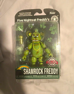 Funko Five Nights at Freddy's Shamrock Freddy Special Edition Figure Mic 2021