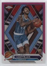2023-24 Topps Chrome Pink Refractor Leaky Black #51 15ts