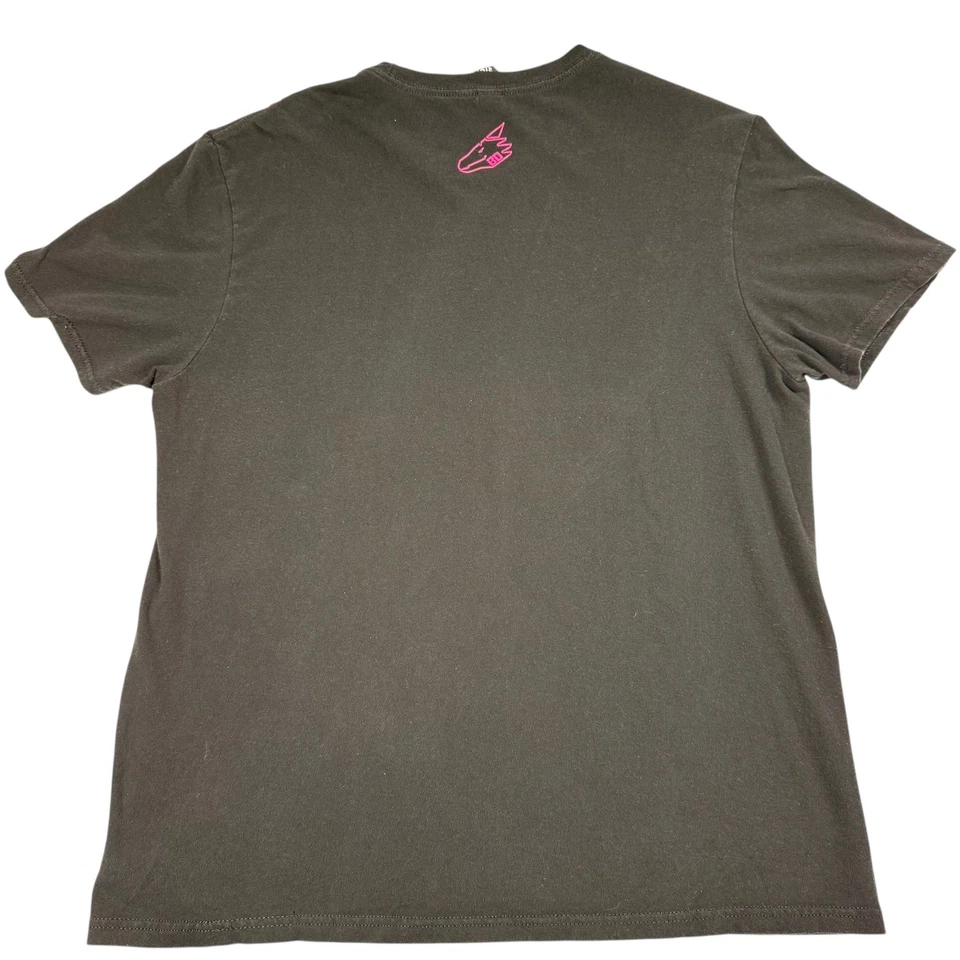 Плохой дракон неоновые самураи CyberpunkGraphic футболка мужчин большой черный район - Изображение 3 из 4