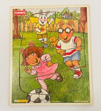 Playskool Vintage 1997 Marc Brown Arthur  Friends 9 Piece Puzzle 194-01