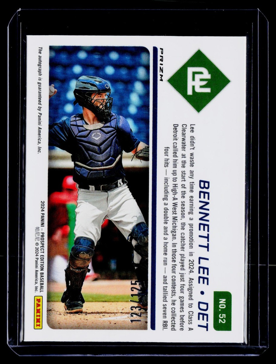 2024 Panini Prospect Edition - Bennett Lee #52 Purple Prizm