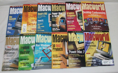 12 Issues of ''Macworld'' Essential Macintosh Magazines 1994 Complete Year EXL Cnd
