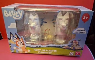 Bluey & Bingo Malen Gips Figur Set von Charakteroptionen BRANDNEU 3+ JAHRE