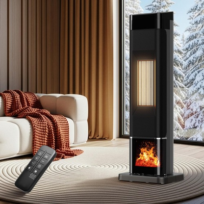 #ad Uthfy Space Heater for indoor use Large Room Heater with 3D Flame Effect 1500W $39.11
