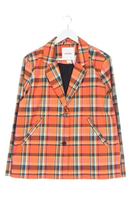 MONKI Blazer largo Mujeres Blazer Talla EU 36 naranja claro-verde-blanco - Imagen 1 de 4