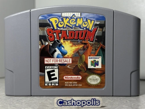 Pokemon Stadium (Nintendo 64 N64) Not For Resale NFR Authentic Tested Demo Kiosk