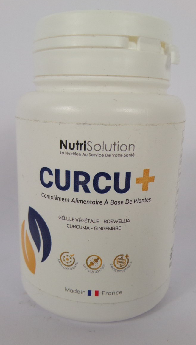 Curcu+ Nutrisolution 60 gélules pour retrouver une vie active et un confort intestinal total