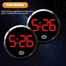 Car Dashboard Digital Clock Mini Electronic Vehicle Dash Clock LED Display