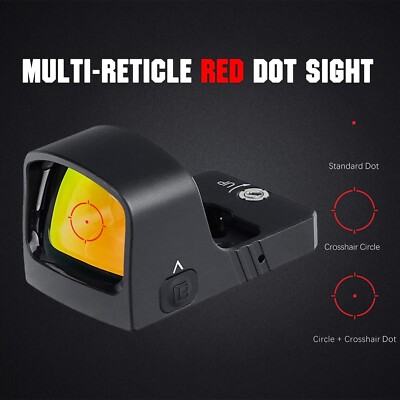 ohhunt RD U2MR Red Dot Sight Multi-Reticle Reflex Sight Compatible with RMR CUT