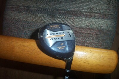 BRAND NEW Spalding Legacy Gold 15 degree fairway 3 wood mens graph RH 