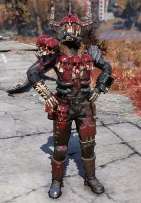 Rare Skull Lord Blood Eagle Outfit And Helmet Fallout 76 Xbox One 