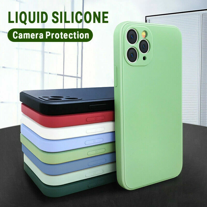 For iPhone 16 15 14 13 12 11 Pro Max Liquid Silicone Lanyard Phone Case Cover - Image 4 of 4