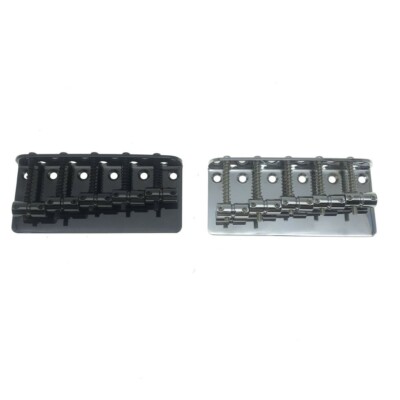 5 String Bass Guitar Bridge Electric J Bass or P Bass Bridge Chrome/Black