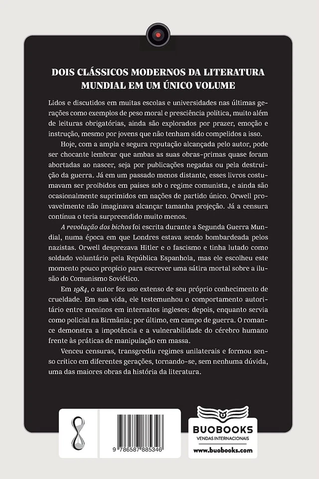 George Orwell: 1984 + A Revolução dos bichos (Portuguese Edition) - Paperback - Image 2 of 3