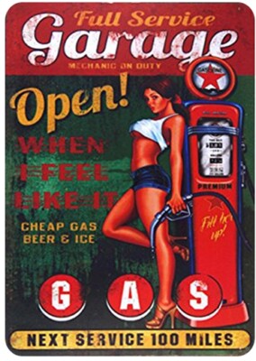 Kom In Garage Service Brandbare 3d Reliëf Retro Bier Poster Muur Decor Bar Pub A
