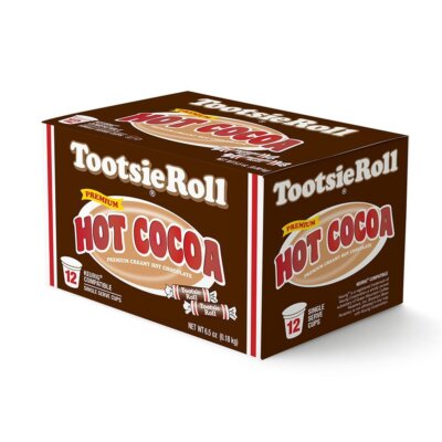 Tootsie Roll Hot Cocoa Single Serve Cups - For Keurig K-Cup Brewers - 12 Count