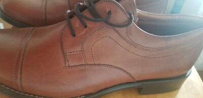 Stafford Oxford Brown Leather Upper and Lining Balance Dress  display picture 2