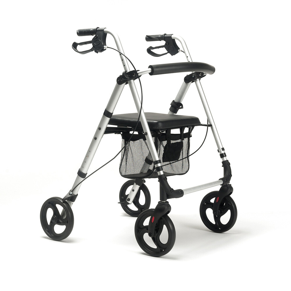 Vermeiren Leichtgewicht Rollator Eco-Plus Gehhilfe abnehmbare Einkaufstasche