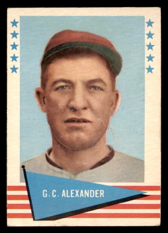 1961 Fleer Baseball Greats Baseball #2 Grover Cleveland Alexander VG/EX