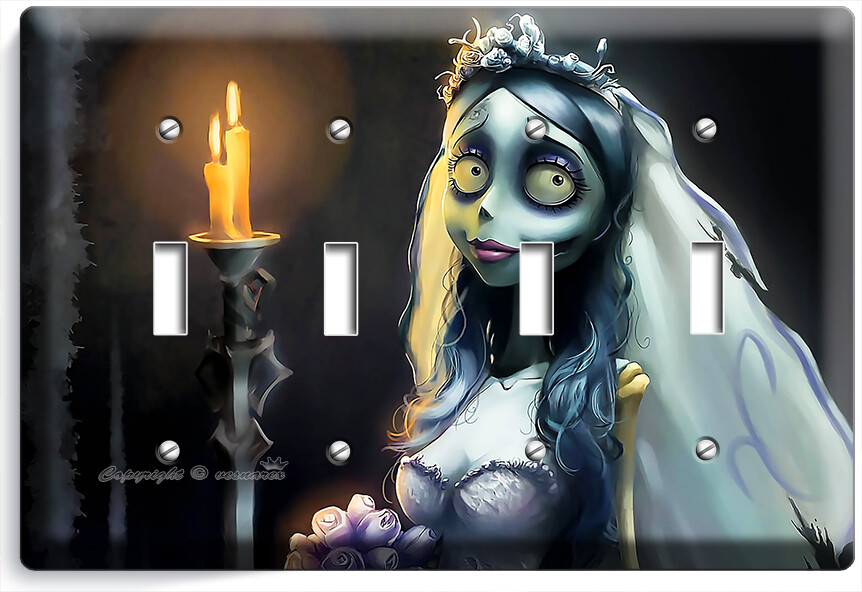 NIGHTMARE BEFORE CHRISTMAS BRIDE SALLY WEDDING DRESS LIGHT SWITCH OUTLET  PLATES | eBay