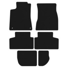 Veloursfußmatten für Mercedes GLB X247 ab Bj. 2019 7-Personen Automatten Neu LUX