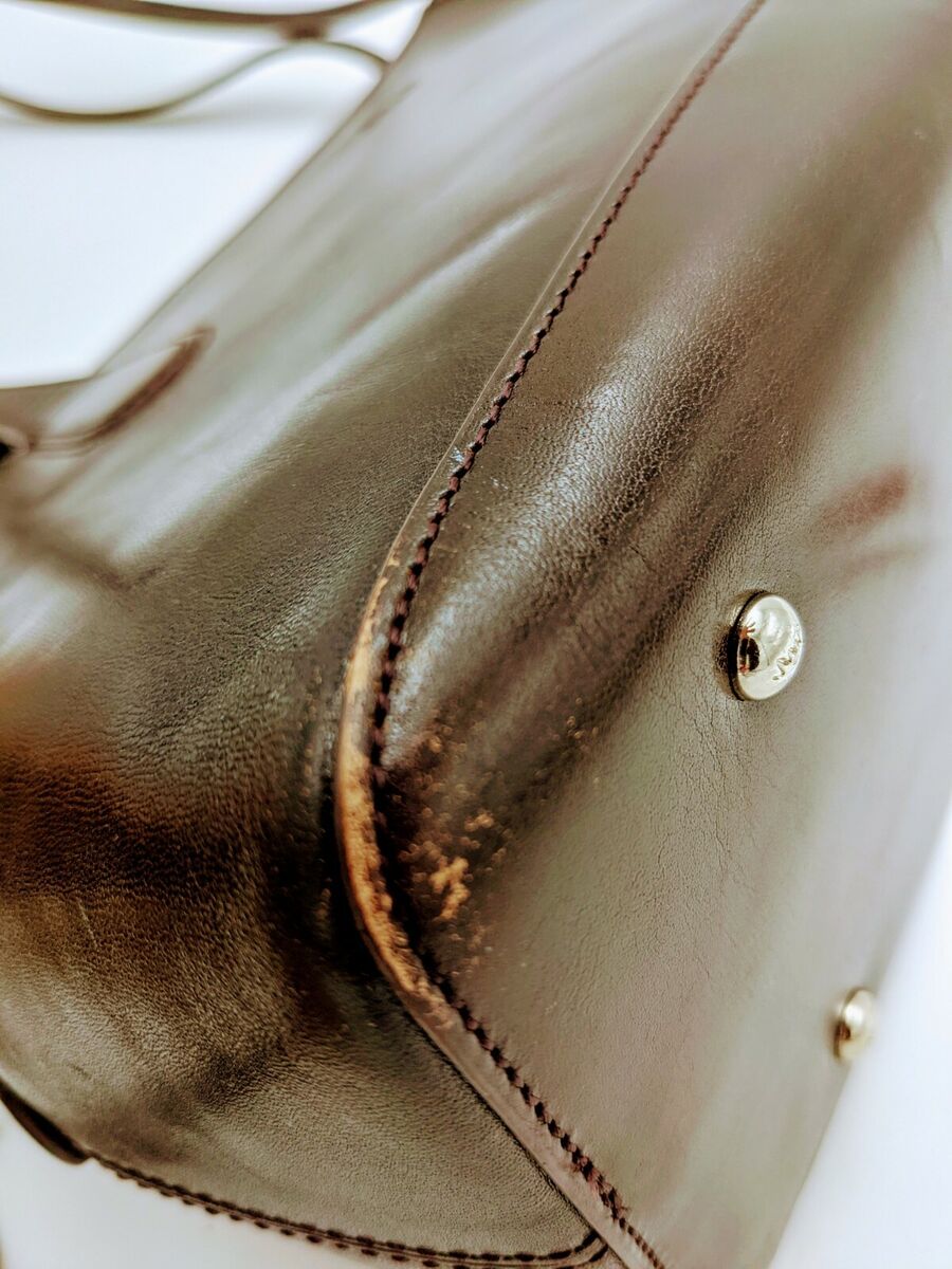 MONSAC ORIGINAL Brown Real Leather Satchel Shoulder Bag MONSAC ORIGINAL Brown Real Leather Satchel Shoulder Bag