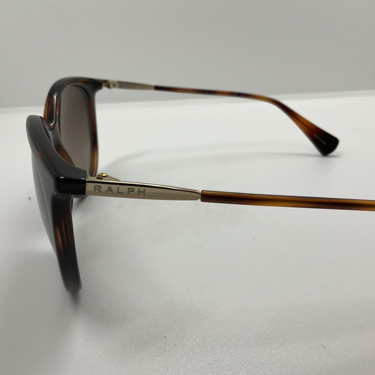Ralph Lauren Sunglass Dark Tortoise Brown Gradient Polarized 