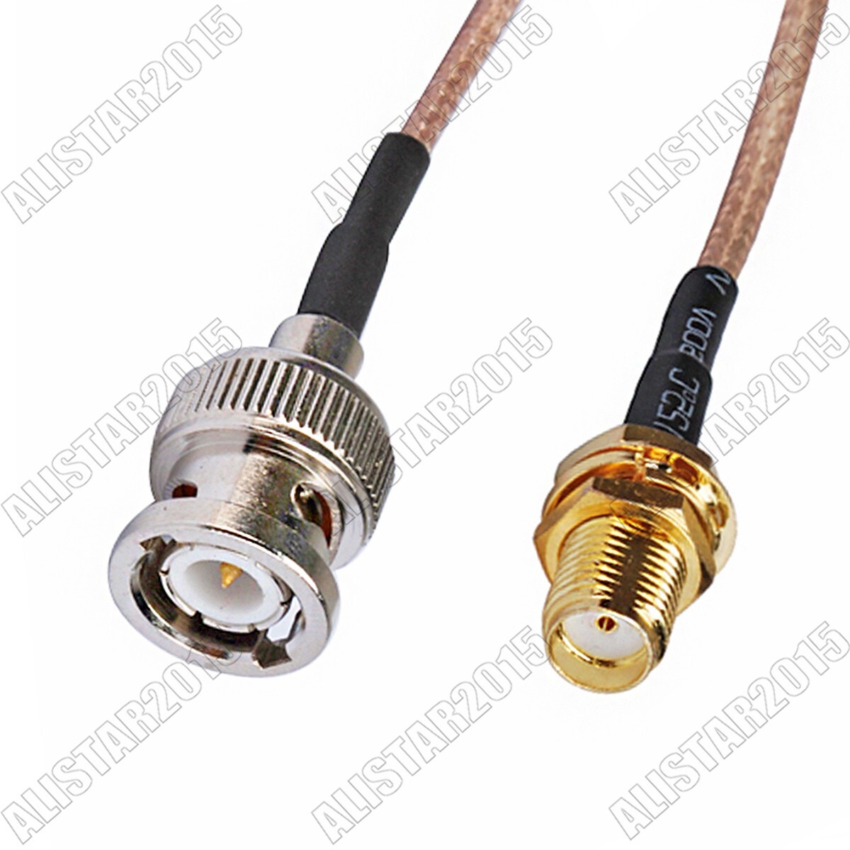BNC Male Plug to SMA Female Jack Bulkhead Adapter RF RG316 Pigtail Jumper Cable