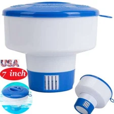7" Floating Chlorine Dispenser Swimming Pool Spa Tablet Chemical Floater Hot Tub