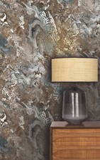 RASCH MARBLE BLUE BROWN WALLPAPER VASARI SERAFINA QUALITY HEAVYWEIGHT 535068