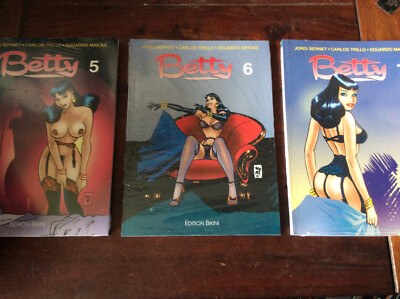 Betty 5 6 7 [3x Comic] Erotik Bernet Trillo Maicas [Edition Bikini] NEU OVP