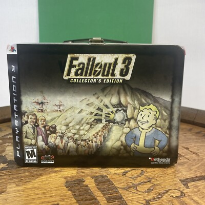 FALLOUT 3 COLLECTOR'S EDITION PlayStation 3 Complete M US Vault-Tec RARE Great