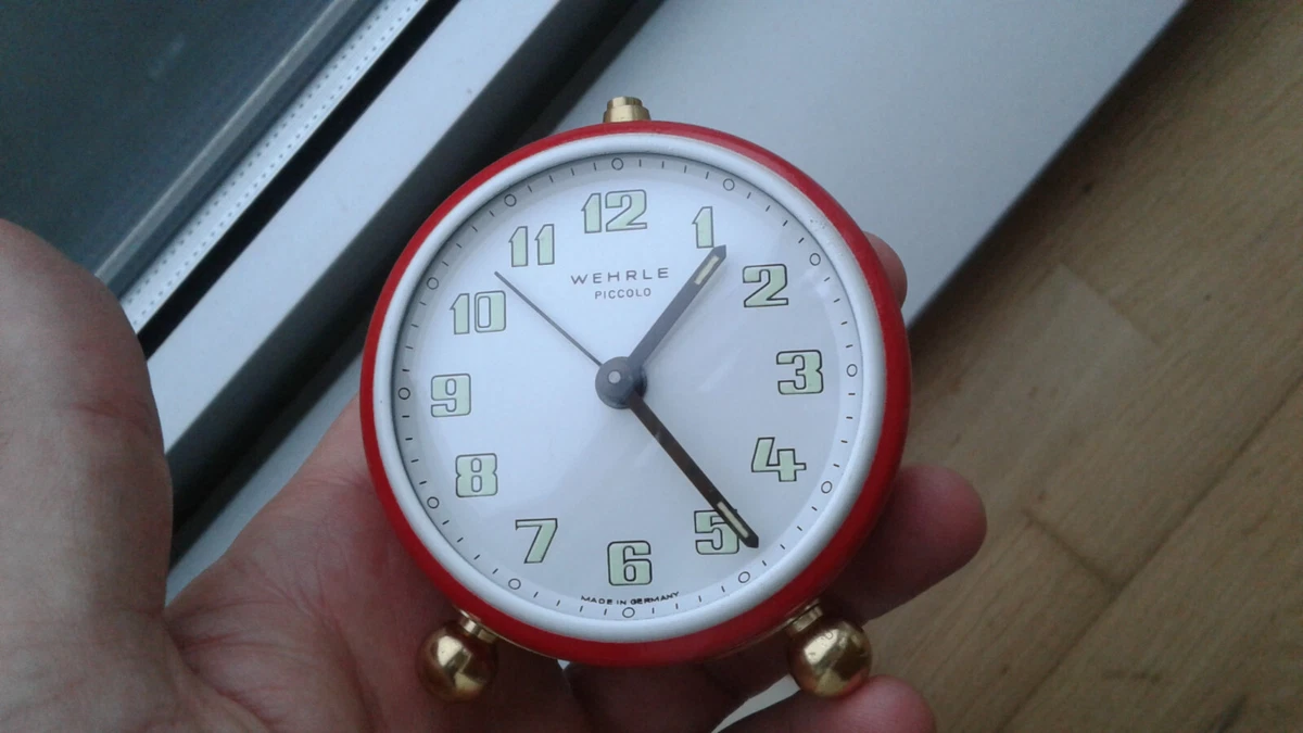 Réveil WEHRLE W10 Avec Balancier - Neuf Sans étiquette - Pièce Mouvement