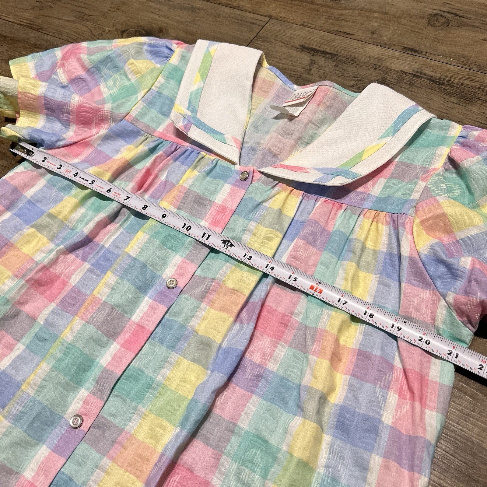 Simply Basic Seersucker Granny Square Duster/Robe… - image 13