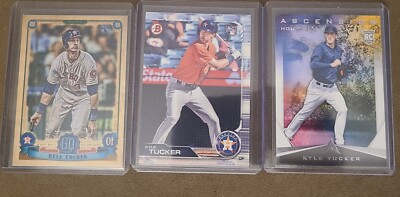 Kyle Tucker Lot Of 3 Cards Rc
