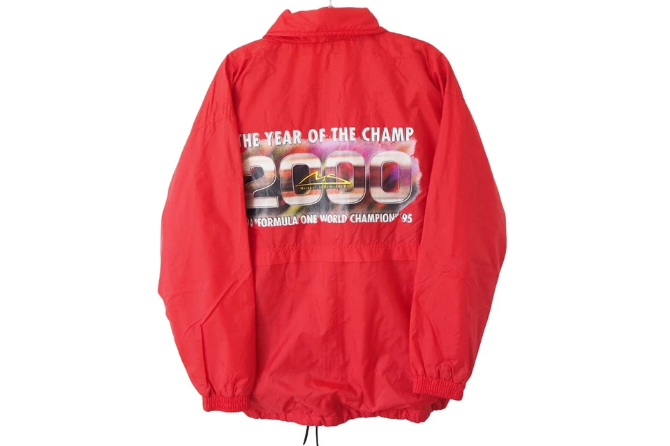 Vintage FERRARI Michael Schumacher Jacket 2000 F1 Racing Team Retro Size XL - Image 2 of 4
