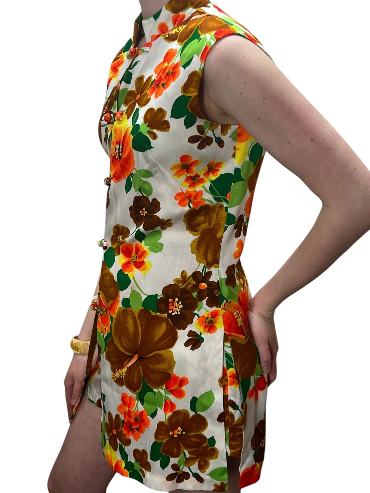 Vtg 70s M~L Hawaiian 2 Pc SHORTS SET  Liberty House Mini Dress Shirt Top Outfit image 10