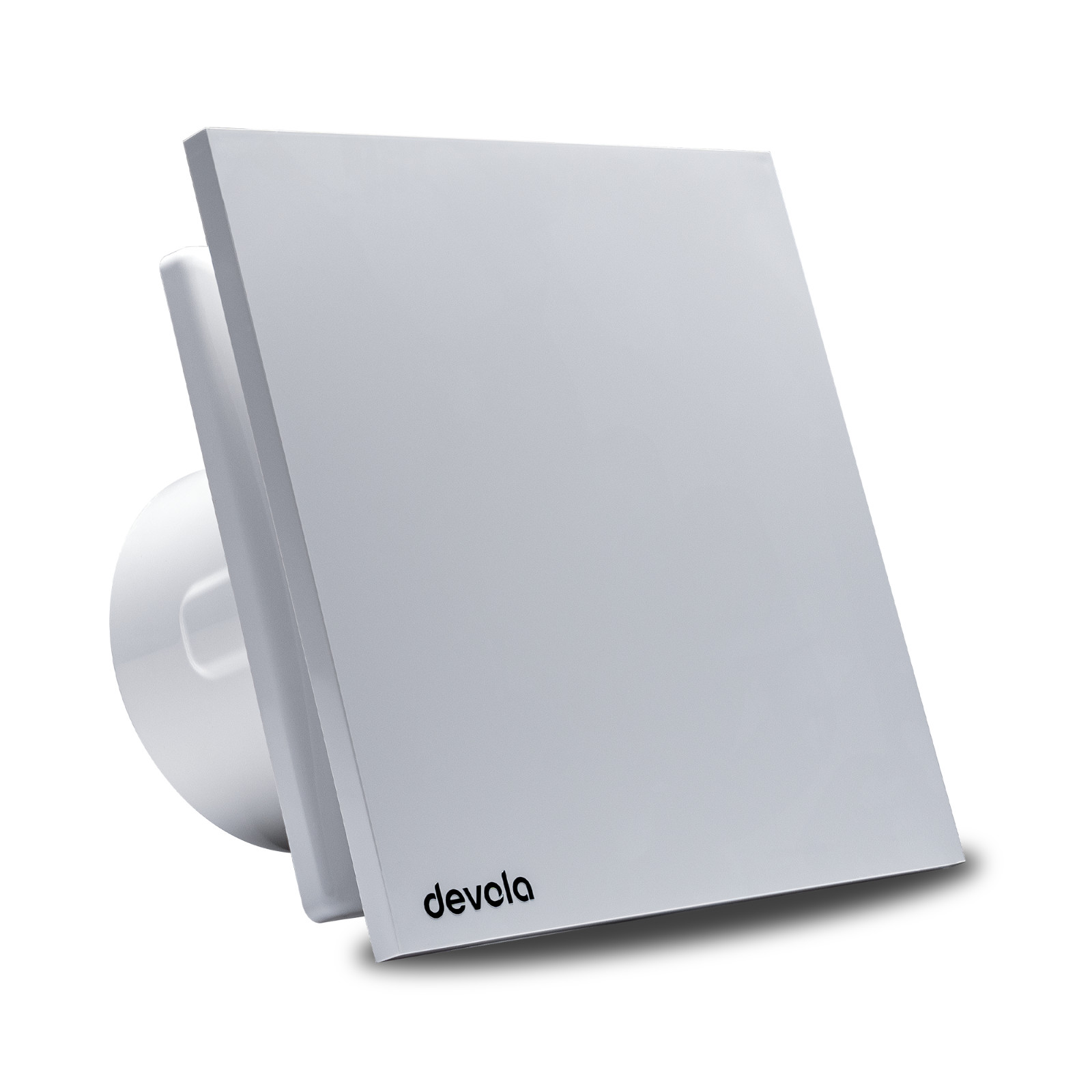Devola 100mm Quiet Mixed Flow Extractor Fan 4 inch Tile Bathroom Fan With Timer