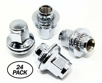 #ad 24 14x1.5 Veritek Chrome Mag Washer Lug Nuts For Infiniti Nissan Factory Wheels $54.99