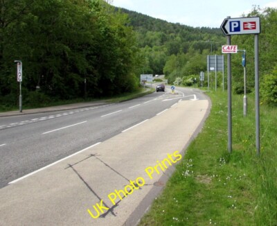 Photo 6x4 Left here for the railway station or right for a cafe, Ebbw Val c2015
