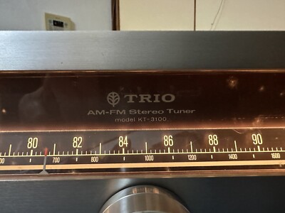 TRIO KT-3100 Vintage AM FM Stereo Tuner Working Tested From Japan
