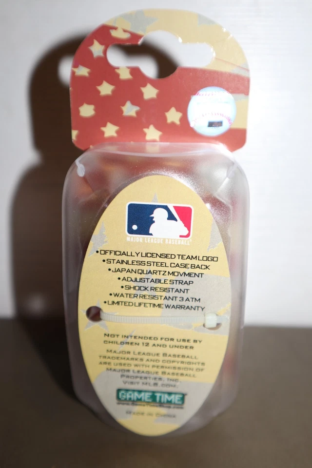 NEW - MLB Cincinnati Reds Unisex White Watch Game Time Adjustable Straps - Image 4 of 4