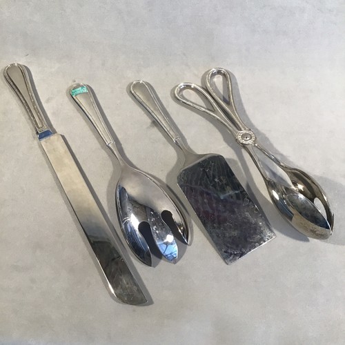 PV06469 Vintage Silver Plate Towle BEADED ANTIQUE Serve Set - 4pcs - Picture 8 of 12