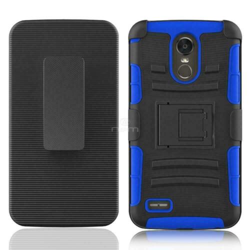 For LG Stylo 3 /4 Plus Armor Hard Case With Kickstand Belt Clip+Screen Protector - Picture 13 of 23
