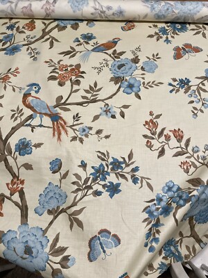 5 yards Bird Fabric Old Deerfield Fabrics Inc.